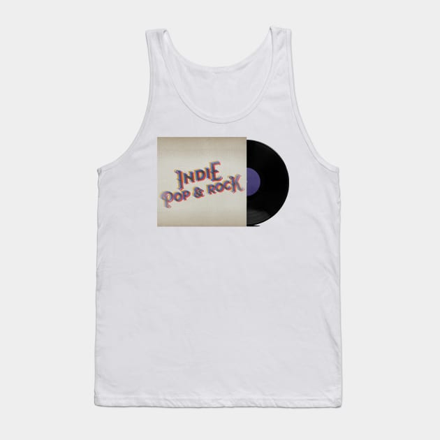 RETRO VINYL INDIE POP AND ROCK Tank Top by elSALMA